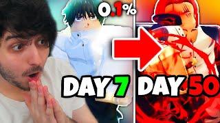 I Survived 50 DAYS of OG Roblox Anime Last Stand!