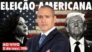 APURAÇÃO DA ELEIÇÃO AMERICANA - KAMALA HARRIS VS. DONALD TRUMP | PROFESSOR HOC AO VIVO