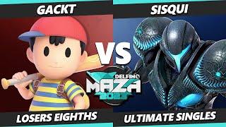 Delfino Maza 2023 Top 8 - Siqui (Dark Samus) Vs. Gackt (Ness) Smash Ultimate - SSBU