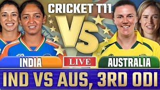 India W Vs Australia W 3RD ODI Match 2024 | IND vs AUS Live Today Score