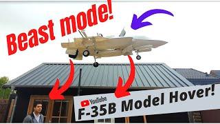 F35 | Scale RC Turbine Sound!! Hover F35 In Backyard!!