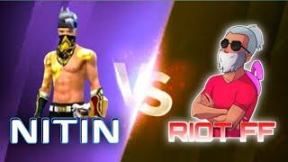 Nitin fF vs custom Riot ff free fire  custom 1vs2  challenge #riotff #nitinff