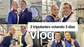 VOLANDO INTERNACIONAL EN PAREJA | VLOG | TRIPULANTE DE CABINA