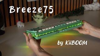 KiiBOOM Breeze75, Acrylic & Alu Keyboad | Latency, Pros&Cons, Sound Test