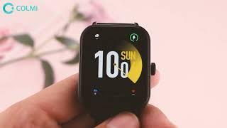 COLMI P81 Smartwatch 1.9 inch Screen 24H Health Monitor 100+ Sports Modes 100+ Watch Faces