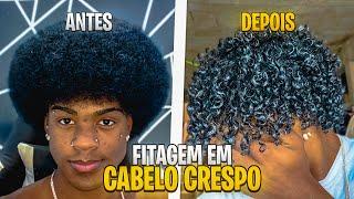 FITAGEM EM CABELO CRESPO/CACHEADO {PASSO A PASSO}