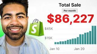 I Scaled This Shopify Store To $86,227 / Month (Here's How)