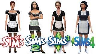  Sims 1 vs Sims 2 vs Sims 3 vs Sims 4 : Maids