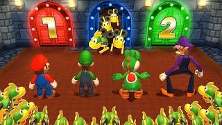 Mario Party 9 MiniGames - Peach Vs Mario Vs Luigi Vs Daisy (Master Cpu)