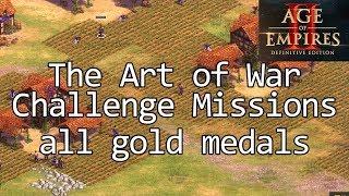 AoE 2 DE: The Art of War Challenge Missions all gold medals