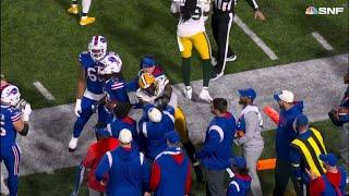 Quay Walker Shoves Bills Coach & Gets Ejected | Packers Vs Bills Week 8