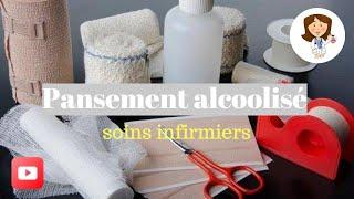 pansement alcoolisé/soins infirmiers