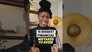 15 BIGGEST Financial Mistakes to Avoid (Pause to read captions) ▶️ #shorts