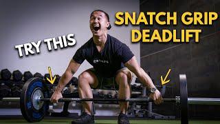 How To Do A Snatch Grip Deadlift With Eugene Teo