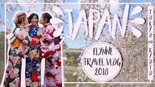 Japan Tokyo & Kyoto  | March 2018 VLOG | Elynne Ung