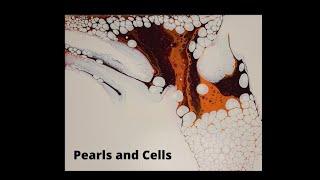 Pearls, Cells, and Negative Space.  Fluid Art - Recipe