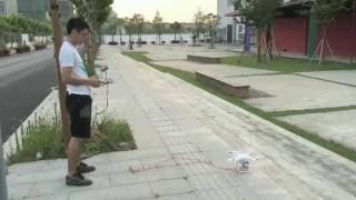 Phantom 3 Rescue a FPV Quad on Roof by Horusrc Product Manager KaiyuChen