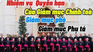 Tìm hiểu về quyền hạn của Giám mục Chính Toà I Giám Mục Phó và Giám mục Phụ tá.