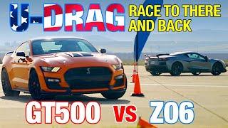 U-DRAG: 2023 Corvette Z06 vs. 2020 Shelby GT500