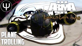 ARMA 3: Takistan Life Mod — Plane TROLLING!