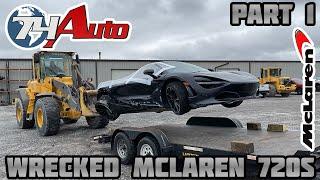 Rebuilding a Wrecked 2018 Mclaren 720s