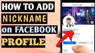 HOW TO ADD NICKNAME ON FACEBOOK PROFILE 2024 QUICK TUTORIAL HOW TO PUT NICKNAME ON FACEBOOK