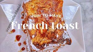 Upgrade your breakfast game with this french toast recipe. |EASYMEALSWITHMIDE| breakfast