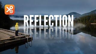 How to Create a Text Reflection Effect in YouCut? | Video Editing Tutorial |