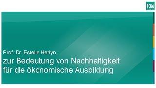 Die Bedeutung von Nachhaltigkeit für die ökonomische Ausbildung