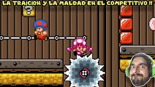 LA TRAICION Y LA MALDAD EN EL COMPETITIVO !! - Mario Maker 2 Competitivo con Pepe el Mago (#17)