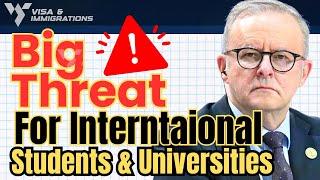 Big threat for International students  in Australia | Australia Immigration News 2024