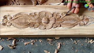 Wood carving work making full video upload wood work wonderful design wood carving Mahindra AP
