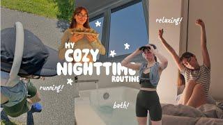 cozy nighttime routine  playing w cats and taking a bath!!!