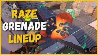 Best Raze Nade Lineup Ascent - Valorant