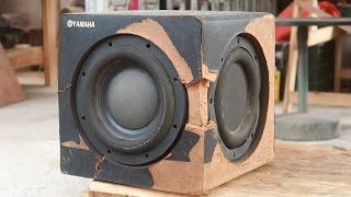 YAMAHA subwoofer restoration / Box design and speaker capacity