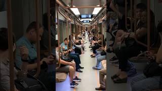 Inside Metro Train, Moscow, Russia, 04.07.2024