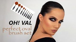 OH! VAL WUNDER 2 COSMETICS BRUSH SET  Ι Ivana Beauty Artist