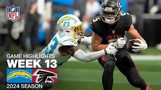 Los Angeles Chargers vs Atlanta Falcon Game Highlights | NFL 2024 Season Week 13