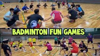 Badminton fun games - Multiple badminton training ideas