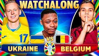 Ukraine vs Belgium : Live Euro 2024 Watch along