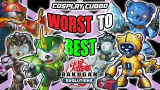 EVERY COSPLAY CUBBO RANKED FROM WORST TO BEST - Bakugan Evolutions Top 6 List