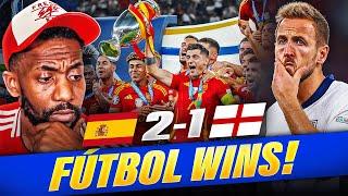 FÚTBOL WINS: ENGLAND GOT WHAT THEY DESERVED | Spain vs. England | MATCH REACTION