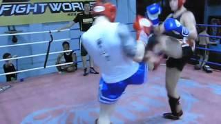 Fightworks Asia | muay thai boxing BJJ MMA gym in Singapore 10-02-12 sparing 14.m4v