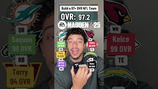 Build a 97+ Overall Team in Madden 25  #nfl #madden