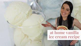 Vanilla Custard Ice Cream Base | Ice Cream Machine Recipe - Homebody Eats