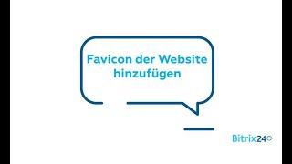 Favicon der Website hinzufügen | Bitrix24 Websites
