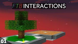 FTB: Interactions - Checking out the void! - Modded Minecraft Ep1