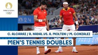 Carlos Alcaraz and Rafael Nadal vs.  Andrés Molteni and Máximo González | Men's Doubles | #Paris2024