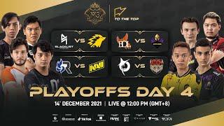 (ENGLISH) M3 Playoffs Day 4 | MLBB World Championship 2021 | Singapore