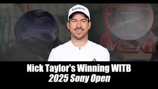 Nick Taylor's Winning WITB: 2025 Sony Open